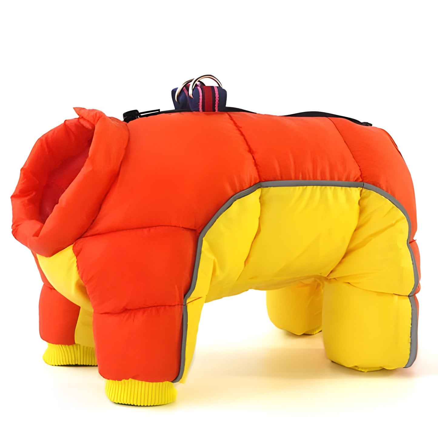 Dog Winter Coat with Water-Resistant Shell and Insulated Lining, Reflective Trim