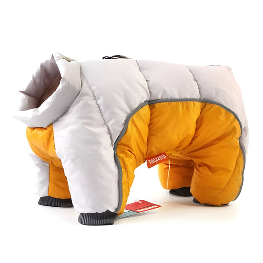 Dog Winter Coat with Water-Resistant Shell and Insulated Lining, Reflective Trim