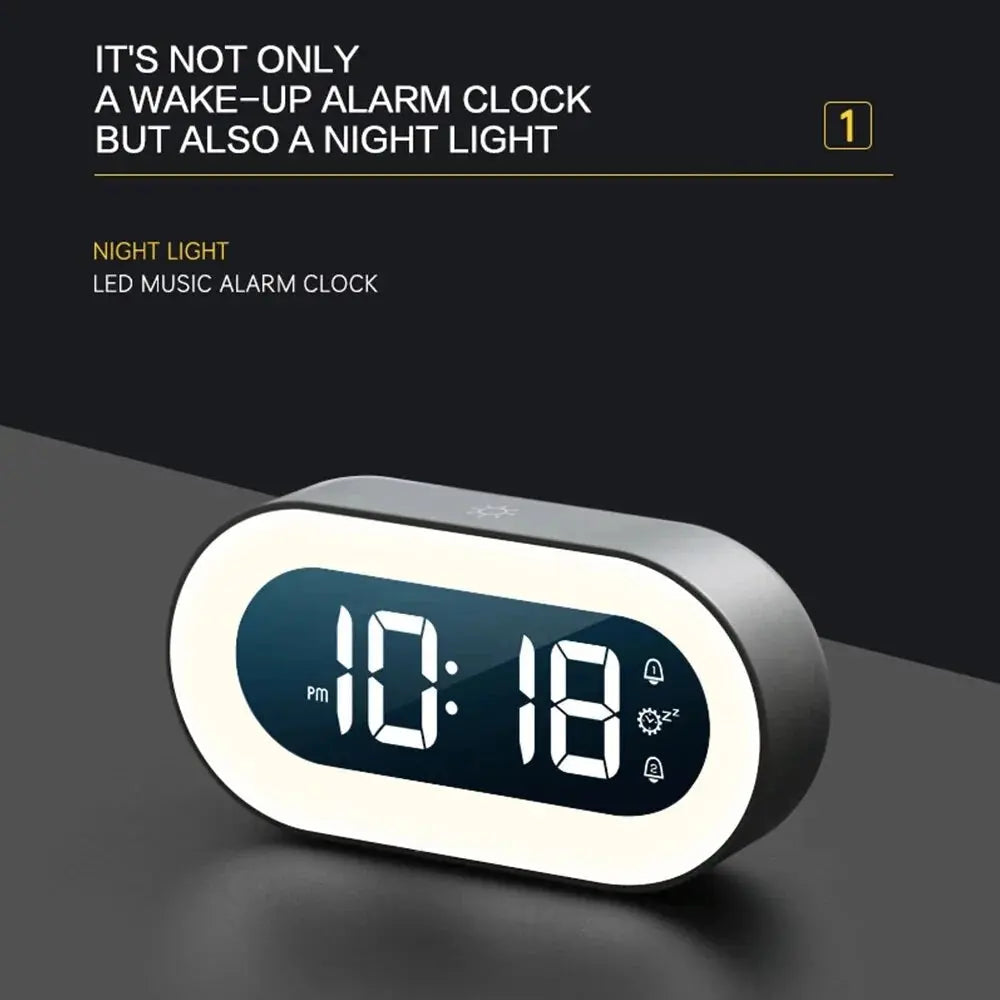 Sunrise Alarm Clock with Dimmable Night Light and Soothing Nature Sounds, USB-C Avento Goods