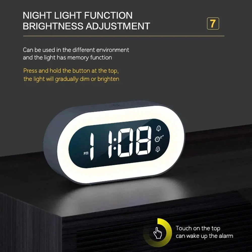 Sunrise Alarm Clock with Dimmable Night Light and Soothing Nature Sounds, USB-C Avento Goods