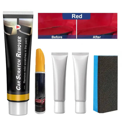 Car Scratch Repair Kit with Applicator and Microfiber Cloth, High-Gloss Finish Avento Goods