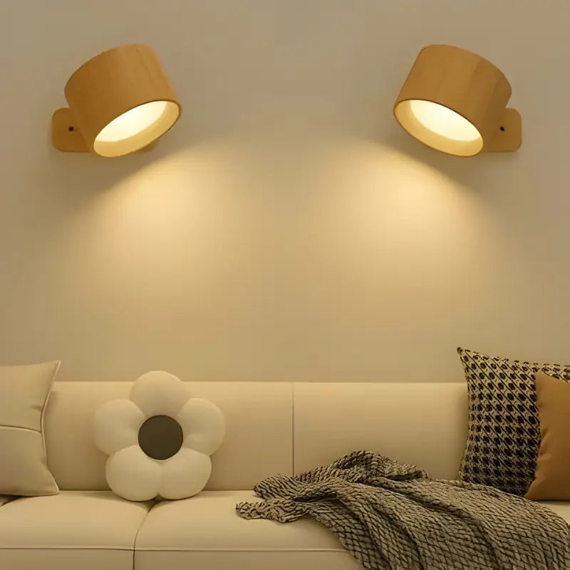 Rechargeable Wall Light Magnetic 360° Ball Joint and Touch Control, USB Type C Avento Goods