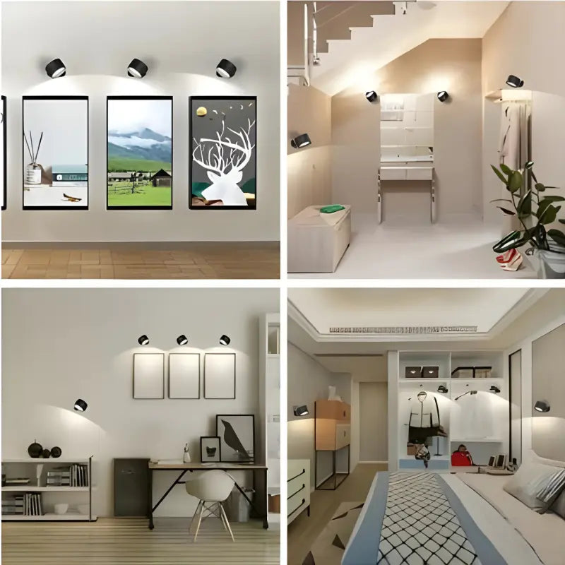 Rechargeable Wall Light Magnetic 360° Ball Joint and Touch Control, USB Type C Avento Goods