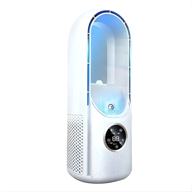 Portable Air Conditioner with Bladeless Design and Quiet Operation, Compact Desktop Cooler Avento Goods