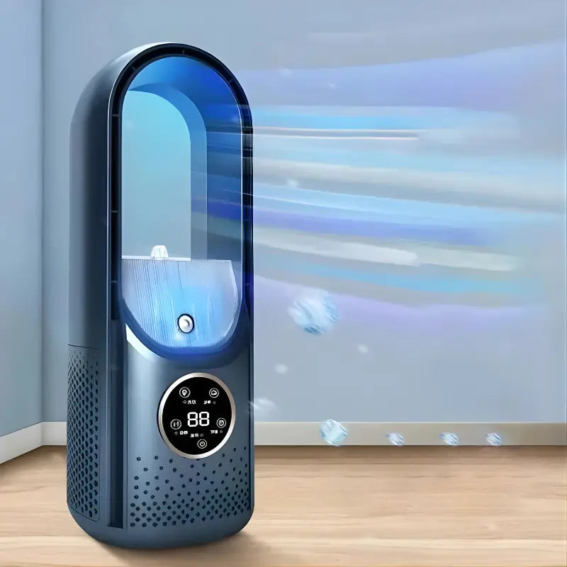 Portable Air Conditioner with Bladeless Design and Quiet Operation, Compact Desktop Cooler Avento Goods