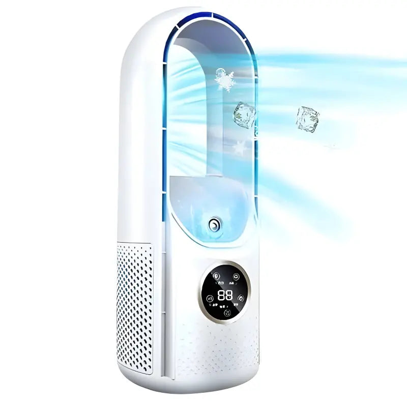 Portable Air Conditioner with Bladeless Design and Quiet Operation, Compact Desktop Cooler Avento Goods
