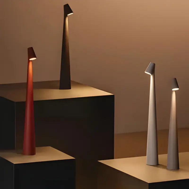 Rechargeable Table Lamp with Tap Dimming and Stepless Color Temp, USB-C Charging Avento Goods
