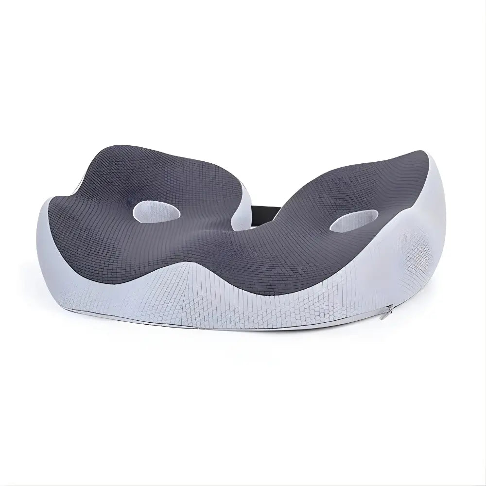 Memory Foam Seat Cushion with Adjustable Foam Inserts and Central Cutout, Non-Slip Base Avento Goods