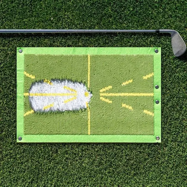 Golf Practice Mat with Instant Divot Feedback and Portable Indoor Outdoor Use Avento Goods
