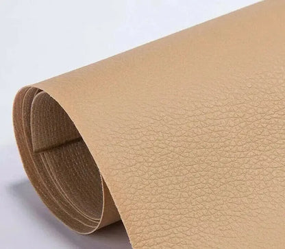 Leather Repair Patch Sheet with Strong Low-Residue Adhesive and Cuttable 19.7 x 54.3 in Avento Goods