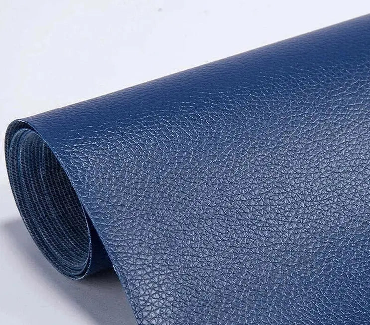 Leather Repair Patch Sheet with Strong Low-Residue Adhesive and Cuttable 19.7 x 54.3 in Avento Goods
