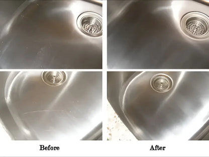 Metal Polish Paste with Protective Film and Scratch Removal for Stainless Steel, 190g Tube Avento Goods