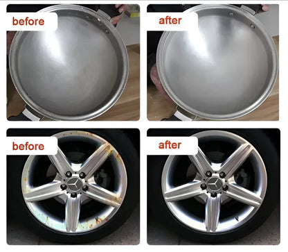 Metal Polish Paste with Protective Film and Scratch Removal for Stainless Steel, 190g Tube Avento Goods