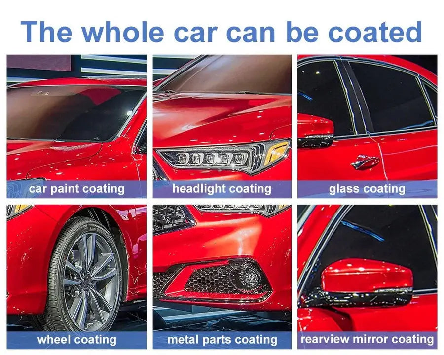 Ceramic Car Coating with Hydrophobic Finish and Spray-Wipe Use, 12-Month Protection Avento Goods