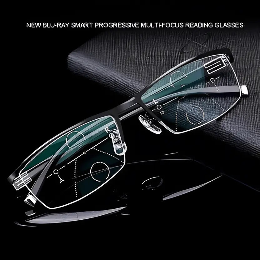 Progressive Glasses with Light-Adaptive Tint and Anti-Reflective Coating Avento Goods
