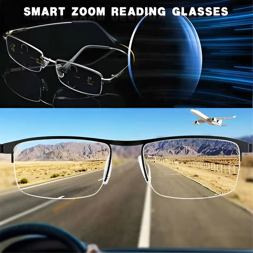 Progressive Glasses with Light-Adaptive Tint and Anti-Reflective Coating Avento Goods
