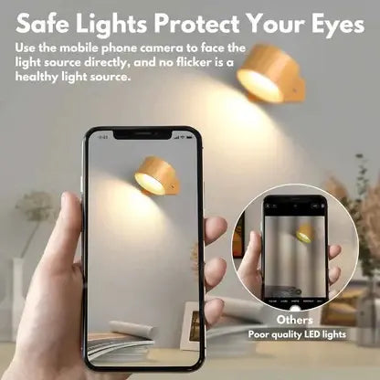 Rechargeable Wall Light Magnetic 360° Ball Joint and Touch Control, USB Type C Avento Goods