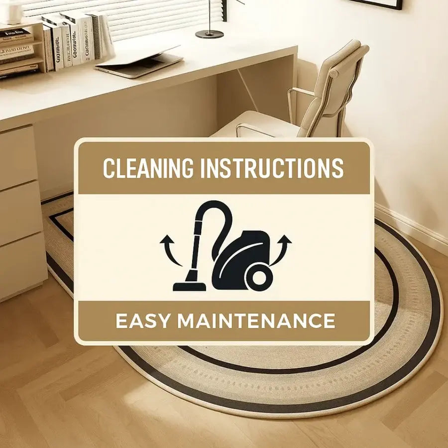 Chair Mat with Non-Slip Backing and Short Pile Surface for Hardwood Floors Avento Goods