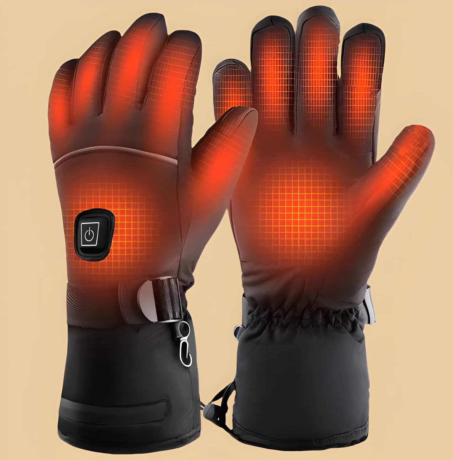 Rechargeable Heated Gloves with Three Heat Levels and Water Resistant, 8-Hour Battery Avento Goods