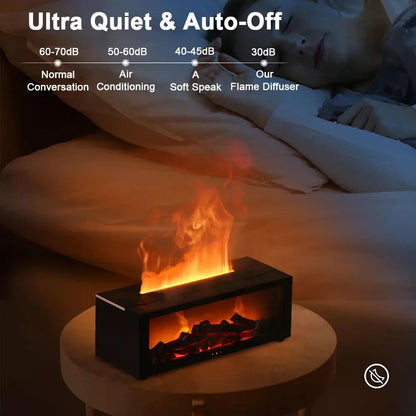 Humidifier and Air Purifier with Flame Effect, Aromatherapy Tray for Small Rooms Avento Goods