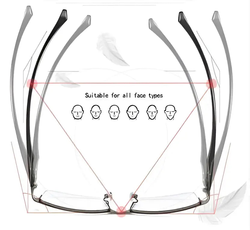 Progressive Glasses with Light-Adaptive Tint and Anti-Reflective Coating Avento Goods