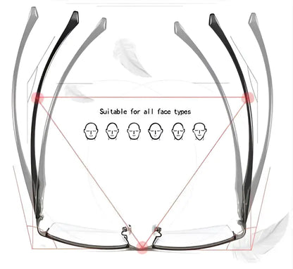 Progressive Glasses with Light-Adaptive Tint and Anti-Reflective Coating Avento Goods