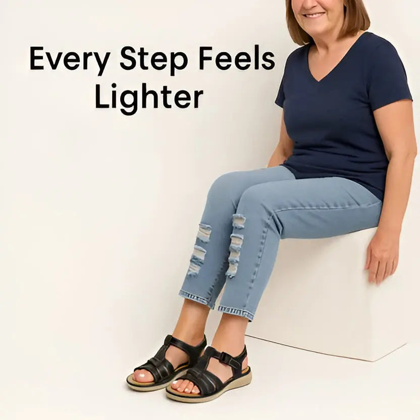 Women's Comfort Sandals with Contoured Footbed and Adjustable Straps, Cushioned Midsole Avento Goods