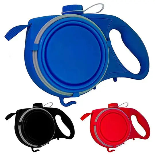 4-in-1 Multifunctional Dog Leash with Water Bottle & Bowl Avento-store.com