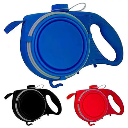4-in-1 Multifunctional Dog Leash with Water Bottle & Bowl Avento-store.com