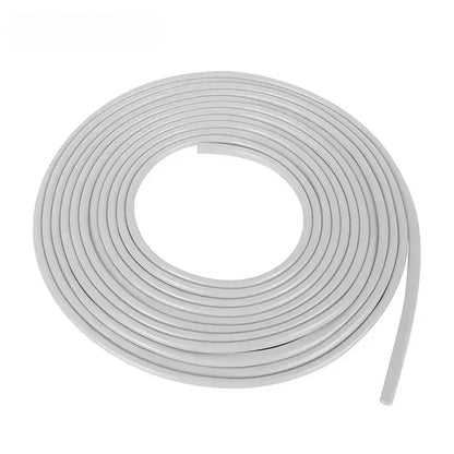 Door Edge Protector Strip with U-Shaped Channel and UV-Resistant Flexible Polymer, 16.4 ft