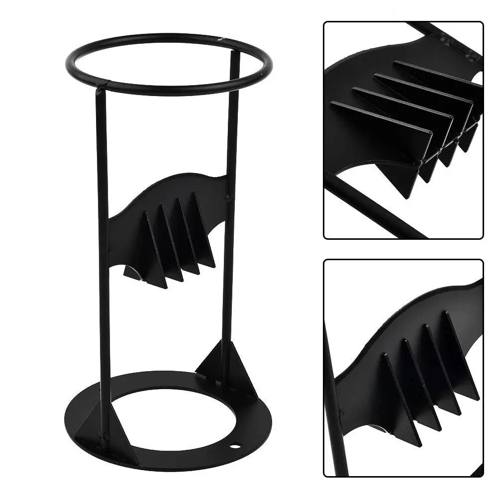 Manual Log Splitter with Cast Iron Fixed Wedge and Reinforced Wide Base, Portable Avento Goods