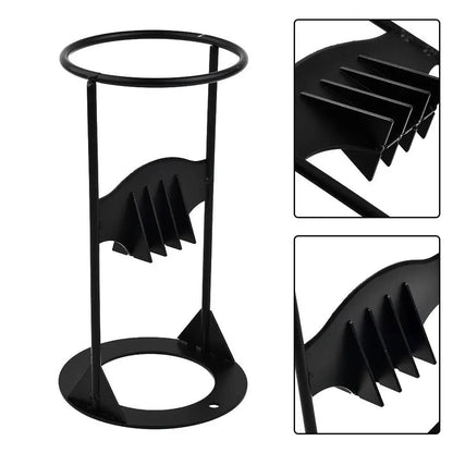 Manual Log Splitter with Cast Iron Fixed Wedge and Reinforced Wide Base, Portable Avento Goods