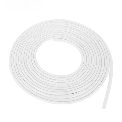 Door Edge Protector Strip with U-Shaped Channel and UV-Resistant Flexible Polymer, 16.4 ft