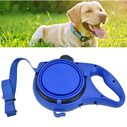 4-in-1 Multifunctional Dog Leash with Water Bottle & Bowl Avento-store.com