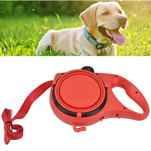 4-in-1 Multifunctional Dog Leash with Water Bottle & Bowl Avento-store.com