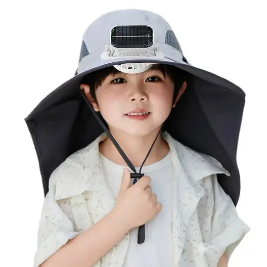Adjustable Kids Solar Fan Hat Avento-store.com