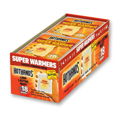 Disposable Hand and Body Warmers with Extra Large Size, Up to 18-Hour Heat, 40-Pack Avento Goods