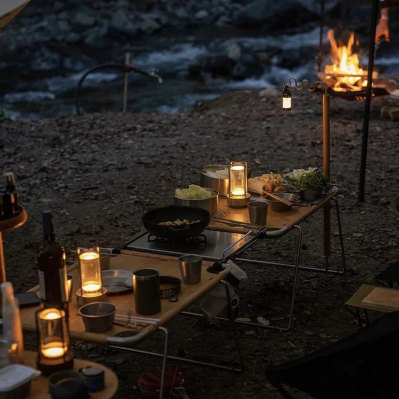 Cordless Table Lamp with USB-C Charging and Touch Dimming, Adjustable Color Temp