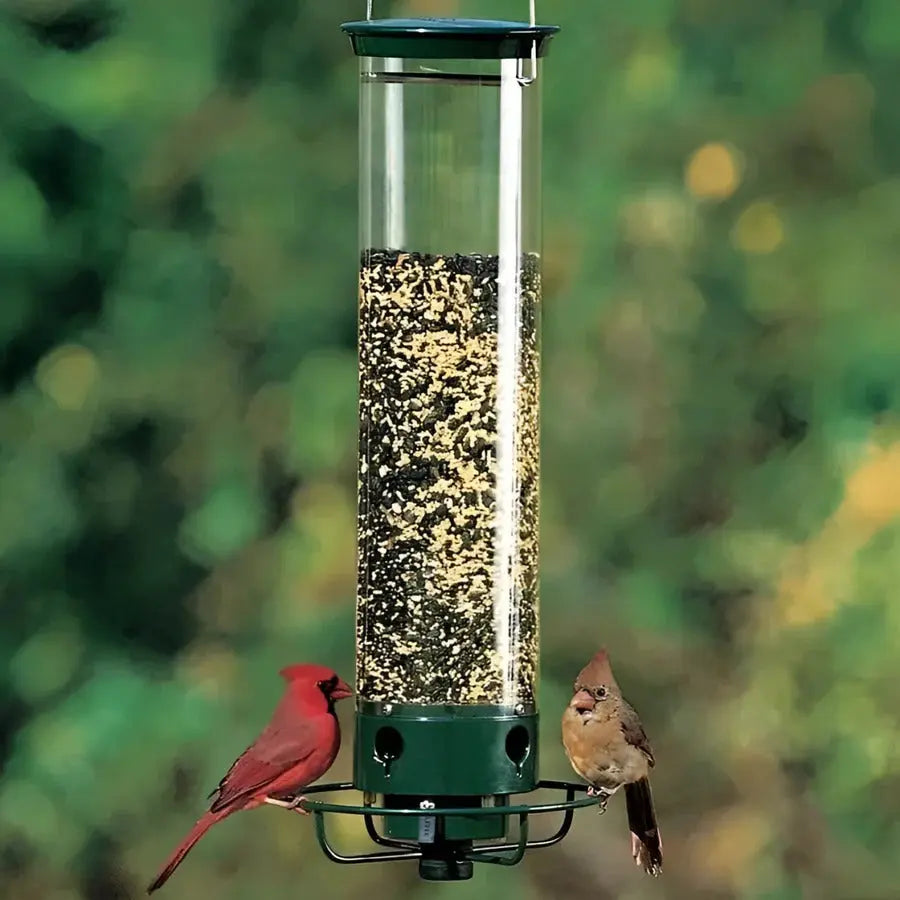 Squirrel Resistant Bird Feeder with Spinning Perch and 5 lb Capacity Avento Goods