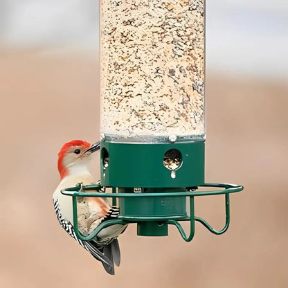 Squirrel Resistant Bird Feeder with Spinning Perch and 5 lb Capacity Avento Goods