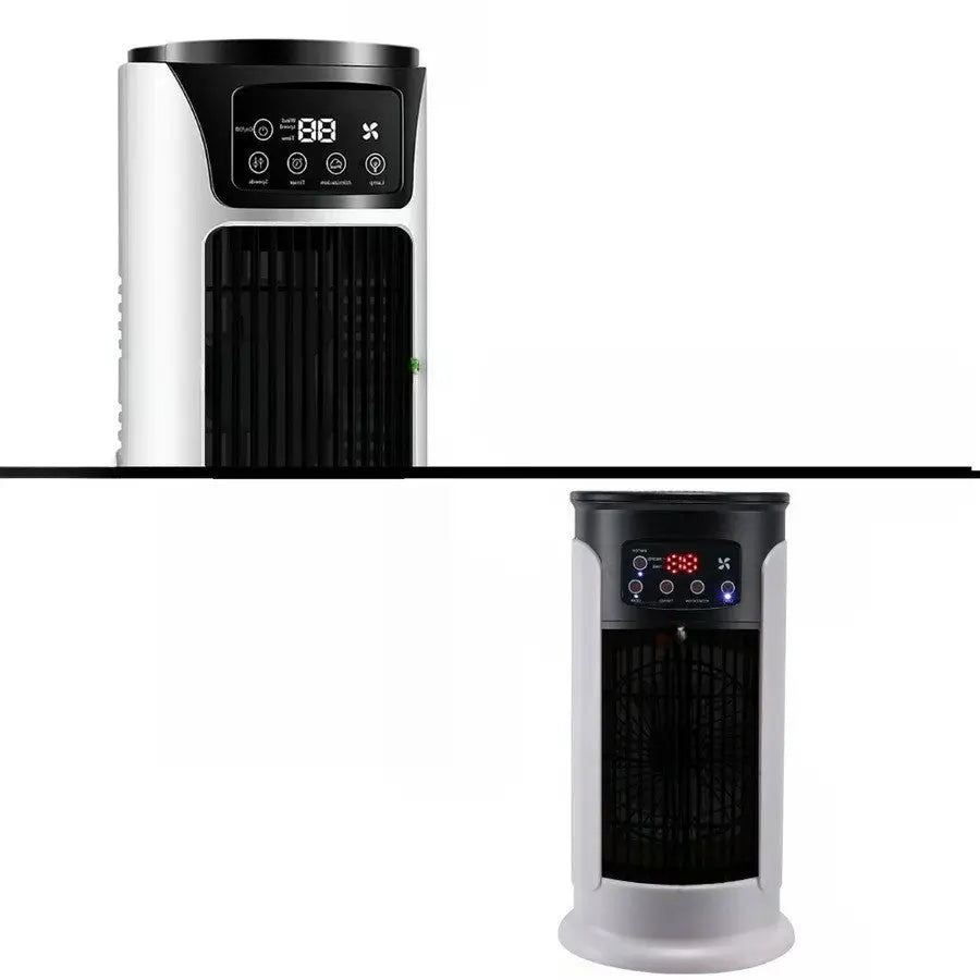 Portable Evaporative Cooler with 300ml Water Tank and 6-Speed Fan, Quiet 8-Hour Timer Avento Goods