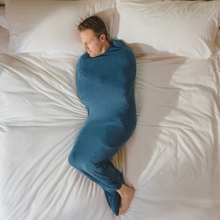 Wearable Swaddle Blanket with Gentle Compression and Breathable Knit Panel, Adjustable Fit