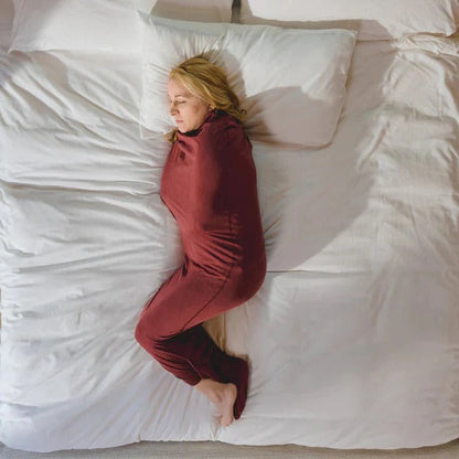 Wearable Swaddle Blanket with Gentle Compression and Breathable Knit Panel, Adjustable Fit