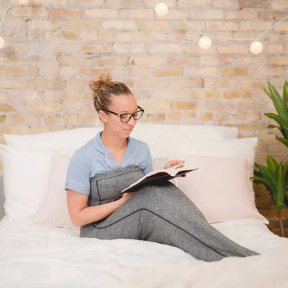 Wearable Swaddle Blanket with Gentle Compression and Breathable Knit Panel, Adjustable Fit