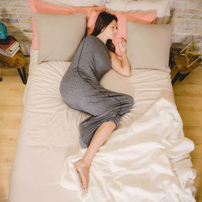 Wearable Swaddle Blanket with Gentle Compression and Breathable Knit Panel, Adjustable Fit