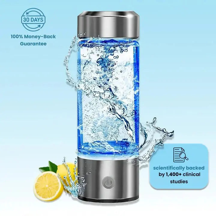 Hydrogen Water Generator Bottle with USB Charging and One-Button Operation, 300 ml Avento Goods