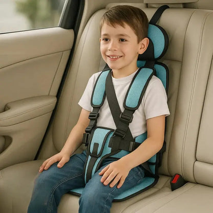 Travel Car Seat for Kids with Five-Point Harness and Foldable Lightweight Design Avento Goods