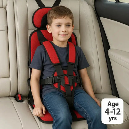 Travel Car Seat for Kids with Five-Point Harness and Foldable Lightweight Design Avento Goods