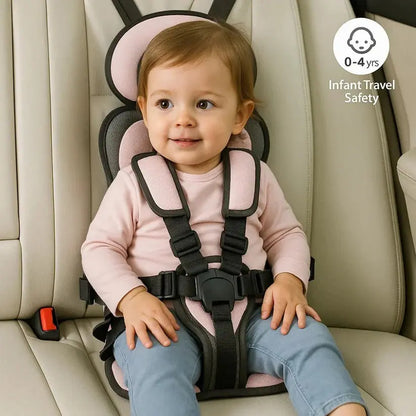 Travel Car Seat for Kids with Five-Point Harness and Foldable Lightweight Design Avento Goods