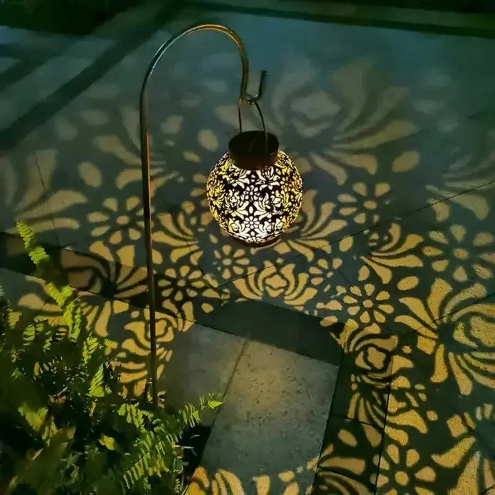 Solar LED Pendant Light with Remote Control and Separate Solar Panel, Weatherproof Housing Avento Goods